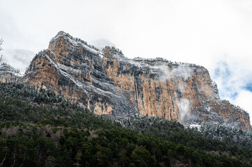 Beautiful Pyrenees between Spain and France
