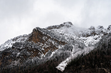 Obraz premium Beautiful Pyrenees between Spain and France
