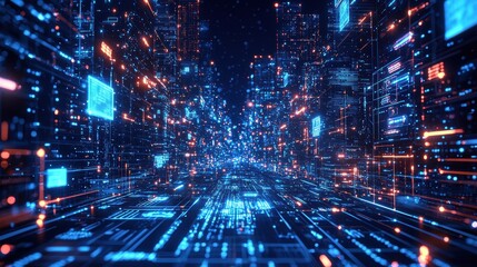 Digital Cityscape Data and Information Flow