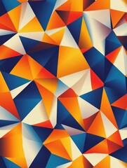 Fototapeta premium seamless geometric pattern with triangles