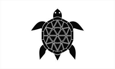 Fototapeta premium Geometric Turtle Shell Simple Design