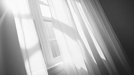 Sunlight Through Sheer Curtains