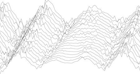 Abstract wavy line art design perfect for modern wall decor or backgrounds.