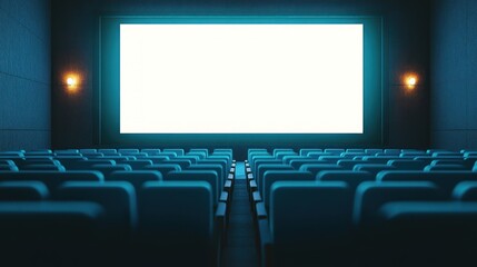 Fototapeta premium Empty Movie Theater