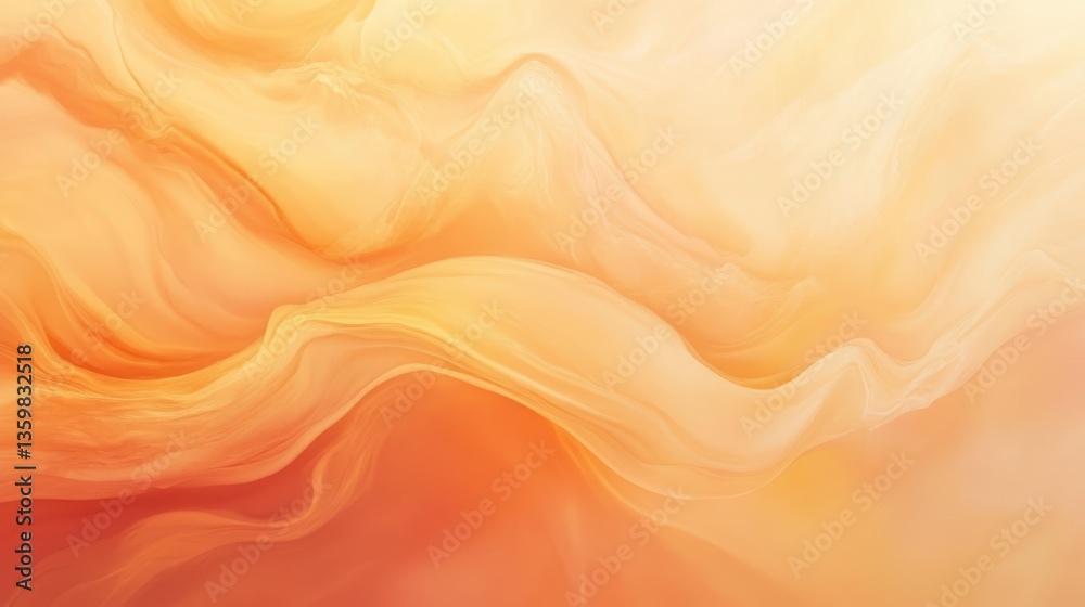 Poster Warm-toned gradient background with flowing textures creating a soft, inviting atmosphere