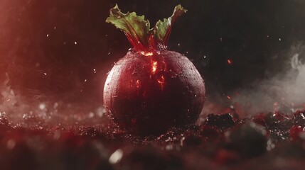 Beetroot in Smoke and Light