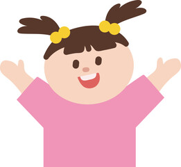 만세 어린이 일러스트