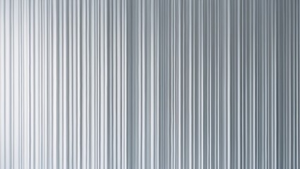 Fototapeta premium White grooving wall backdrop. Abstract white striped geometric wall covering.