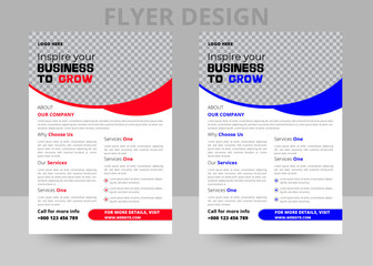 Corporate Business Flyer template and marketing flyer design