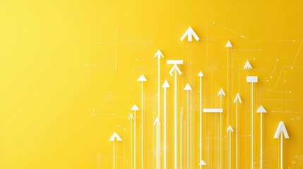 Question Marks and Symbols on Yellow