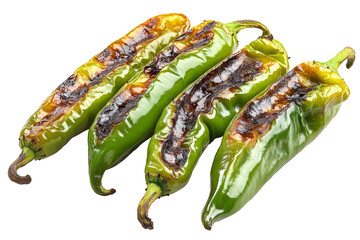Grilled Green Peppers