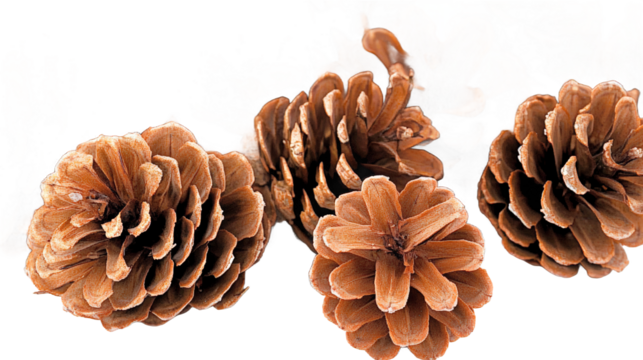 Close-up of Pine Cones in Autumn