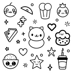 Podcast & Streaming Icons Set