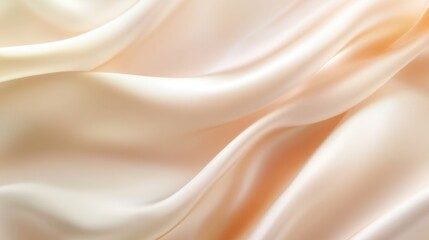 Obraz premium Luxurious Satin Drapes with Golden Shine