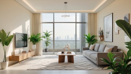 Interior design of an apartment