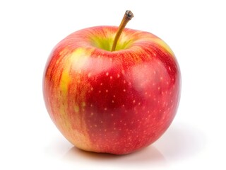 red apple isolated on white