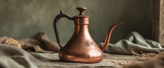 Vintage Gooseneck Kettle for brewing coffee