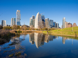 Fototapeta premium Skyline view of Austin, Texas