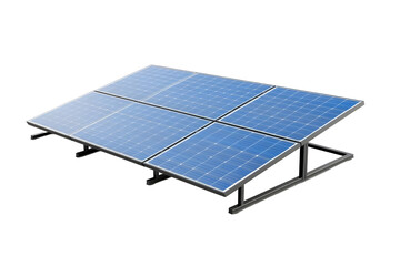 Isolated Renewable Energy Illustration Solar Panel Photovoltaic Module