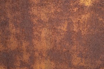 Rusty metal surface. Rusty steel texture. Iron corrosion.
