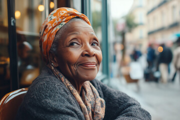 Fototapeta premium portrait of a senior woman