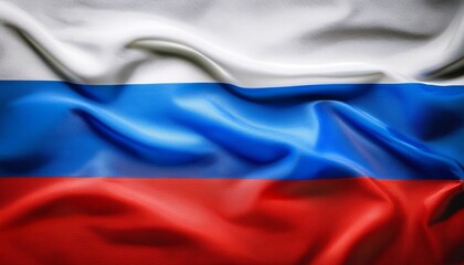 Fototapeta premium waving flag of russia