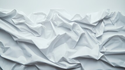 Fototapeta premium Paper Texture concept. Crumpled translucent paper texture with abstract geometric pattern