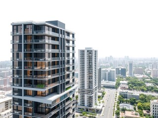 Fototapeta premium Modern Architectural Complexes - High-End Design & Sophistication