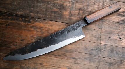 Versatile chef s knife  the essential tool for precision cutting and culinary mastery