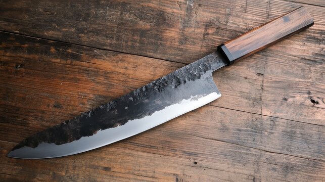 Versatile chef s knife  the essential tool for precision cutting and culinary mastery
