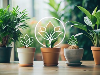 Fototapeta premium Premium Pot Logo Design Ideas