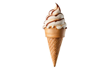 ice cream cone on transparent background png