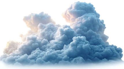 Celestial Cloudscape: A fluffy, billowing cloud formation dances across the vast expanse of the sky, captivating viewers with its ethereal beauty and dynamic texture.