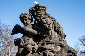 Royal Garden of the Prague Castle, Kralovska Zahrada, an Italian Renaissance garden situated in Prague, Czech Republic