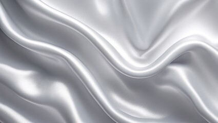 Obraz premium White gray satin texture featuring silver fabric silk background with a lovely soft blurred natural pattern.