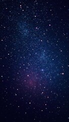 Naklejka premium starry night sky with sparkles on black background, galaxy, dark, astronomy