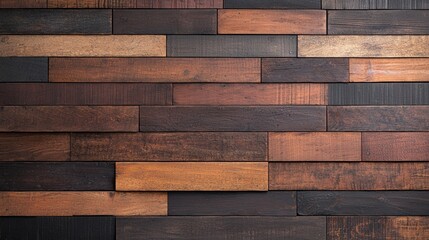 Wall Texture concept. Elegant rustic shiplap wood wall texture with deep grains