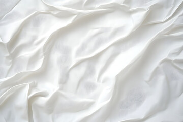 Obraz premium white crumpled and creased glued wrinkled paper poster texture background