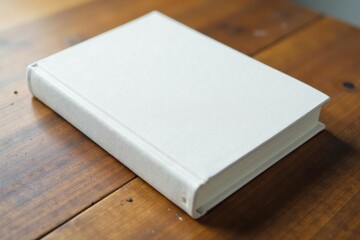 Textured White Book Cover with Minimalist Design, texture, minimalism
