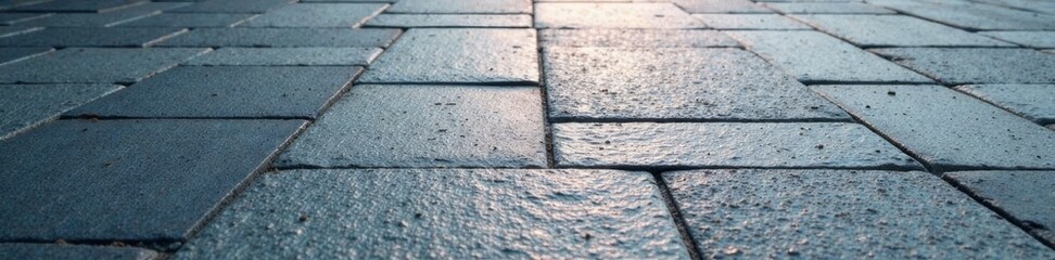Gray stamped concrete pavement with slate-inspired design and colors, concrete, slate