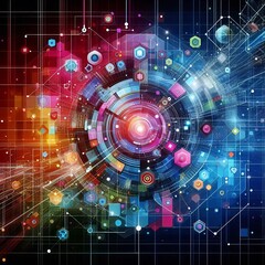 Obraz premium Advancing AI and IoT Integration: Revolutionizing Smart Technologies for Future Innovation