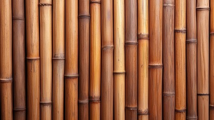 Fototapeta premium Wood Texture concept. Bamboo wood texture with fine vertical lines and natural patterns