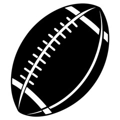 Football Silhouette Vector