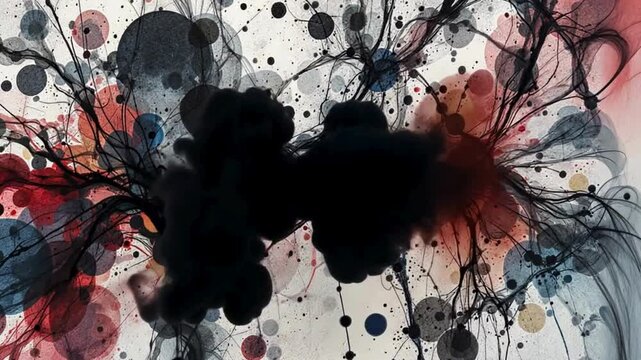 grunge background with skull