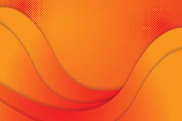 Abstract orange color wave design element. Abstract smooth color wavy vector. Curve flow orange motion illustration. Orange smoke wave lines. Orange wave.