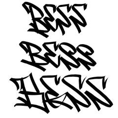 Bess holy name list meaning baptism bible christian religius graffiti handstyle lettering tags black and white logo