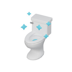 Clean toilet
