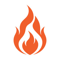 Dynamic Fire Flame Vector | Modern Fire Logo Design | Burning Hot Flame Icon | Abstract Heat Symbol | Fire Illustration for Branding, Sports, Energy, BBQ, and Gaming Graphics
