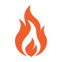 Dynamic Fire Flame Vector | Modern Fire Logo Design | Burning Hot Flame Icon | Abstract Heat Symbol | Fire Illustration for Branding, Sports, Energy, BBQ, and Gaming Graphics