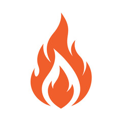 Dynamic Fire Flame Vector | Modern Fire Logo Design | Burning Hot Flame Icon | Abstract Heat Symbol | Fire Illustration for Branding, Sports, Energy, BBQ, and Gaming Graphics